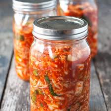 Kimchi. A fermented food and probiotic.